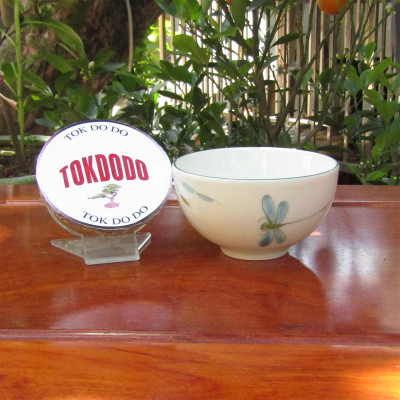 Bộ Chén Cơm Vẽ Tay Trúc Chuồn Gốm Sứ Bát Tràng Thương Hiệu TOKDODO