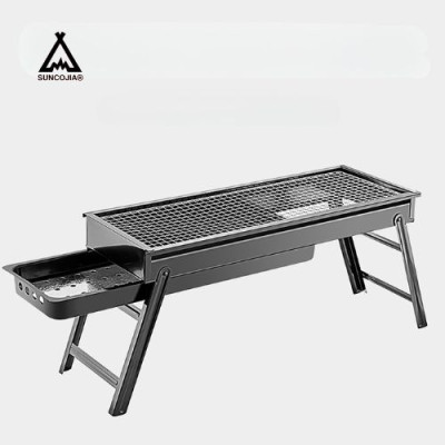 Combo Bếp nướng BBQ kéo cao cấp kèm than tre nén 3kg ít khói, an toàn, tiện lợi di chuyển