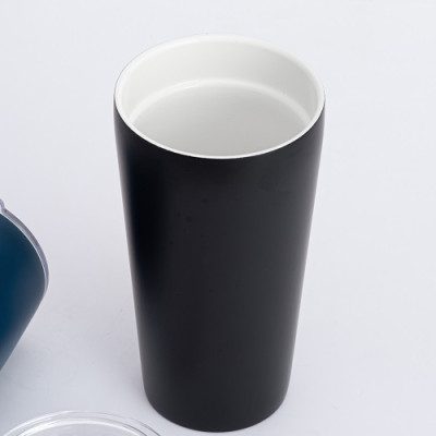 Ly cà phê trà inox phủ sứ chân không Tiamo 250ml