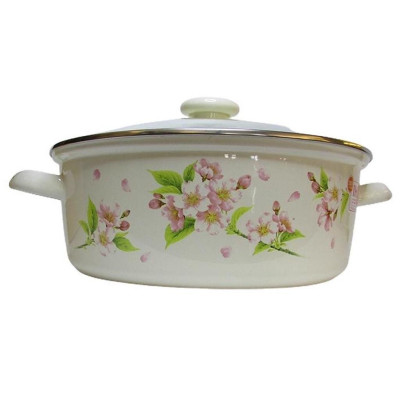 Nồi Fujihoro tráng men SYM-32G (nắp thủy tinh) 4L (đào hồng) -  Phân phối bởi CTCP ABMA VN Showroom 52 Hoàng Diệu, Q4