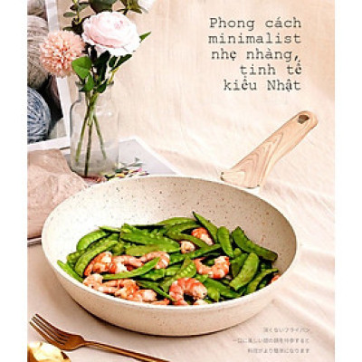 Chảo Chống Dính Bếp Từ Vân Đá Kiểu Nhật