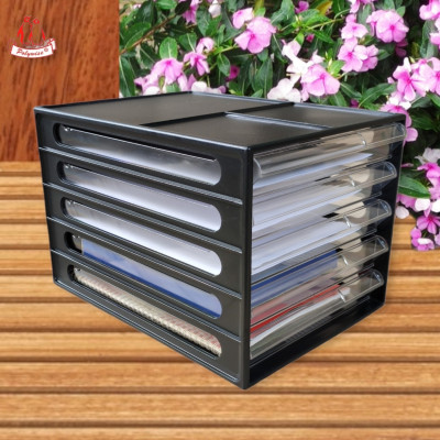 KỆ TỦ NHỰA ĐỰNG TÀI LIỆU, HỒ SƠ SONG LONG 4 TẦNG VÀ 5 TẦNG – GIẢI PHÁP LƯU TRỮ HIỆU QUẢ CHO VĂN PHÒNG