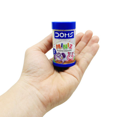 Hộp 12 Bút Màu Sáp Miniz - Doms 7693