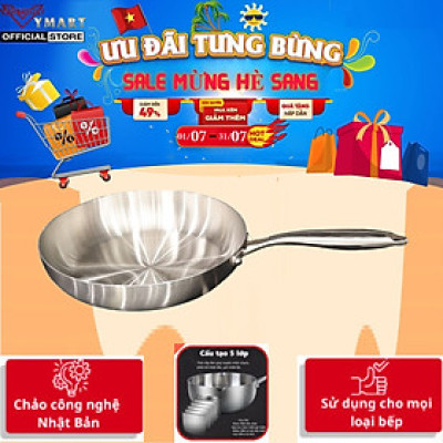 Chảo Cạn Lòng Inox SEKA SK6030 - Hàng Chính Hãng