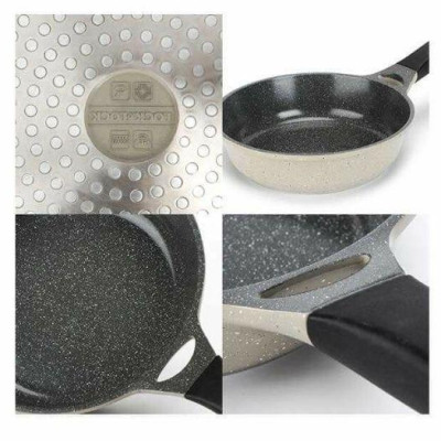 Chảo Đá Stone 7 Lớp Cao Cấp 26cm LCA6263D (cam kết hàng chính hãng)