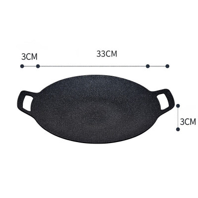 Chảo Đá Nướng Chống Dính size 33cm, chảo nướng đa năng, nướng tiệc dã ngoại chính hãng SUNCOJIA