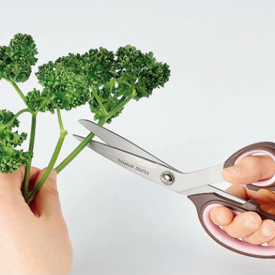 Kéo làm bếp mạ Titan Hirosho Sweet Kitchen 205mm - Hàng nội địa Nhật Bản |#nhập khẩu chính hãng|