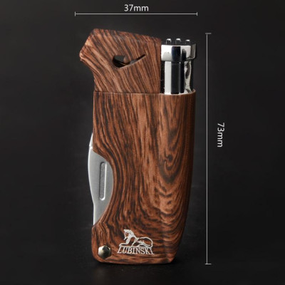 Vỏ Hột Quẹt Bật Lửa Kiêm Bộ Dụng Cụ Đa Năng Lubinski SK28 Thiết Kế Đẹp Độc Lạ Ngọn Lửa Mạnh Mẽ - Dùng Gas Cao Cấp