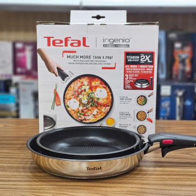 SET 2 CHẢO TEFAL JAMIE OLIVER INGERNIO 22-26 CM Hàng chính hãng