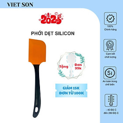 Phới Dẹt Silicon VIETSON Làm Bánh, Dụng Cụ Bếp Đa Năng