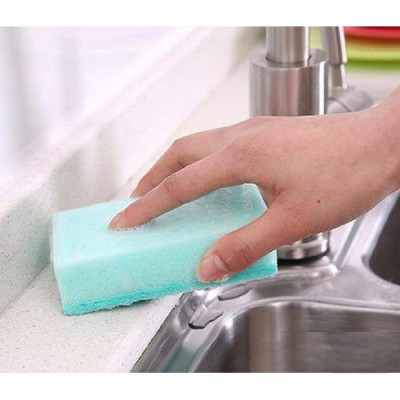 Set 05 miếng mút rửa chén bát (trộn màu ngẫu nhiên) - Hàng nội địa Nhật Bản.