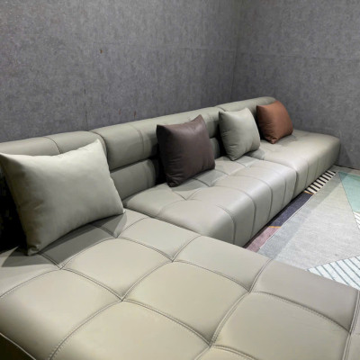 Sofa góc L phòng khách Juno sofa Hugo NK2025 KT 3m5 x 1m8 