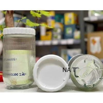 Combo 05 Hũ Thủy Tinh Vân Sọc, Lọ Thủy Tinh Nắp Vặn Đựng Gia Vị, Thực Phẩm 900ml - HÀNG CHÍNH HÃNG MINIIN