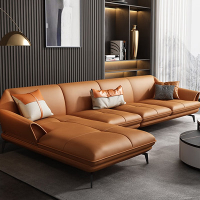 Sofa da góc L Vintage Tundo HDCT-15