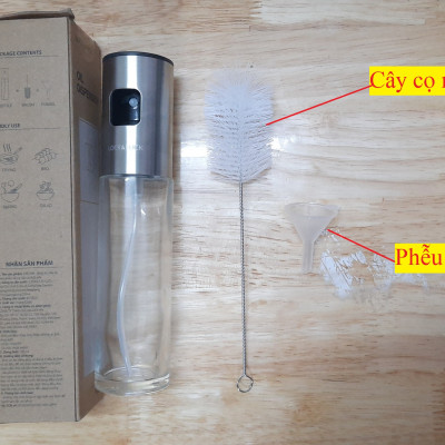Bình xịt dầu Lock&Lock 100ml kèm phểu và cọ rửa - CKO109