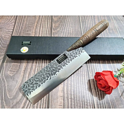 DAO BẾP - DAO THÁI HOA VĂN CAO CẤP MÃ A5 DT151 NT topcomshop vn