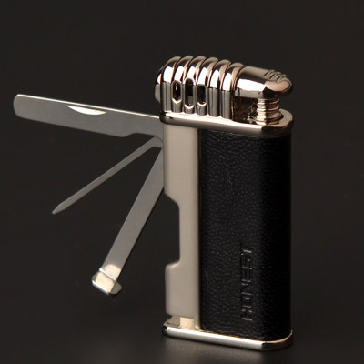 Vỏ Hột Quẹt Bật Lửa Kiêm Bộ Dụng Cụ Đa Năng Honest BCZ-381 Thiết Kế Đẹp Độc Lạ Lửa Cong - Dùng Gas Cao Cấp