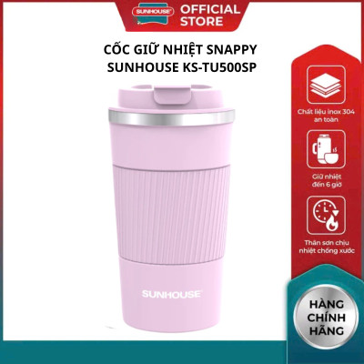 Cốc giữ nhiệt Snappy 500 ml Sunhouse KSTU500