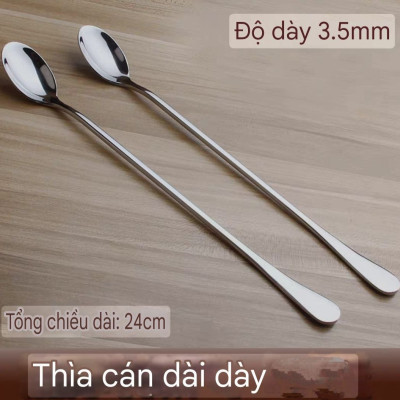  COMBO 6 THÌA MUỖNG CÀ PHÊ INOX CAO CẤP - DÀI 24CM 