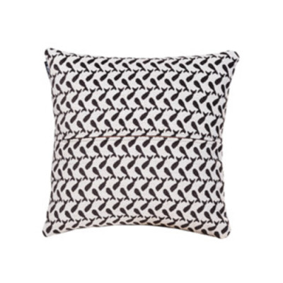 Gối sofa tựa lưng hình vuông cao cấp, kết hợp da bò thật và vải DVQ6005C | REEKO