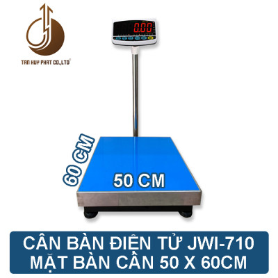 Cân Bàn Điện Tử JWI-710 - Mặt Bàn Cân 500x600MM