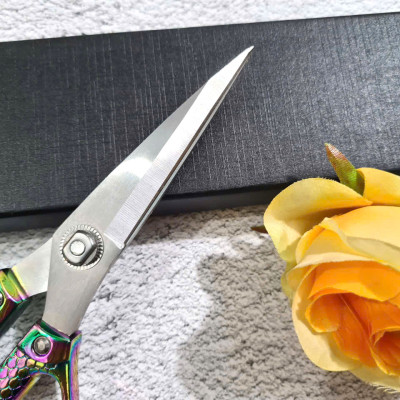 Kéo hợp kim TITAN Double Fish Pattern MÃ DT163