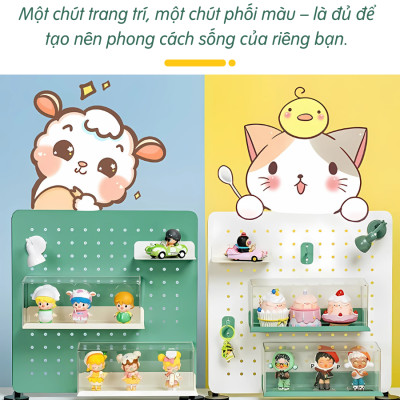 Khay đựng mica trong suốt, đặt mô hình, vật dụng, chống bụi