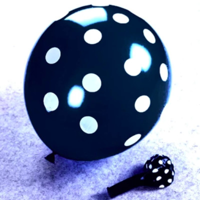 Bịch 100 quả bóng bay cao su chấm bi size 35cm (2.8gr)