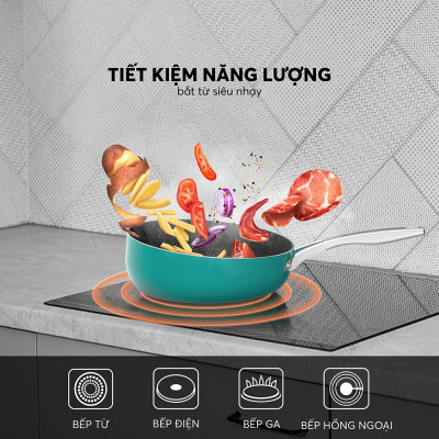 Chảo chống dính Full induction Elmich Hera EL8243 size 28cm