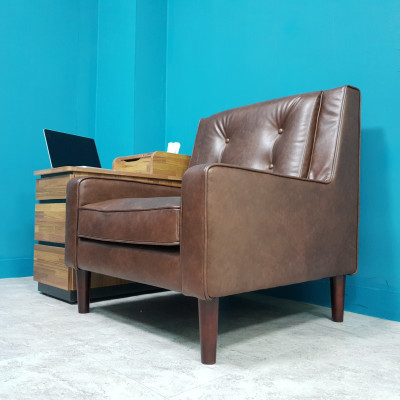 Sofa băng Juno sofa màu nâu, đen 80 x 80 x 90 cm