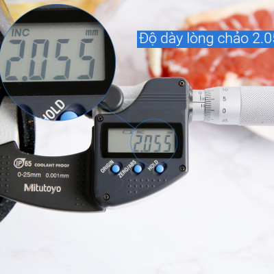 Chảo nhôm sâu lòng chống dính vân đá đáy từ 20 cm Kangaroo KG662XS - Hàng chính hãng