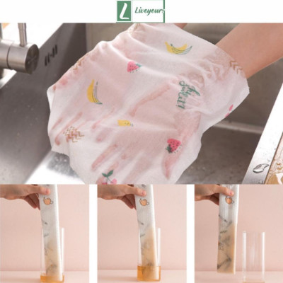 Cuộn Giấy Lau Nhà Bếp Đa Năng Có Thể Giặt Được 25cm