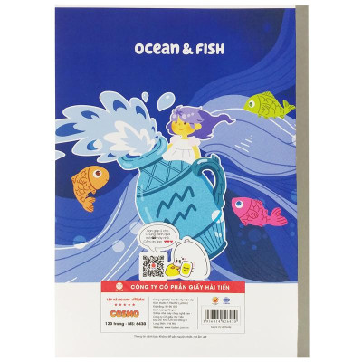 Vở Kẻ Ngang 120 Trang 70gsm Cosmo - Haplus 6430 (Mẫu Màu Giao Ngẫu Nhiên)