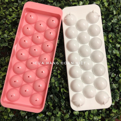 [MỚI] Combo 2 Khay Đá Bi 20 viên - Khuôn Rau Câu Bóng Nước. Chuyên phục vụ Sp Gia dụng, Khuôn làm bánh, Dụng cụ học Sinh