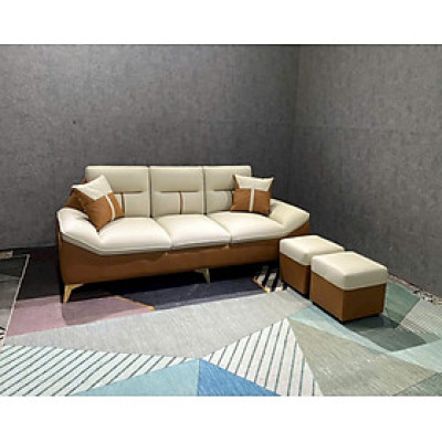 Sofa phòng khách Tundo icon NK2025 KT 1m8 kèm 2 đôn