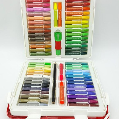 Bút Sáp Dầu 60 Màu Faber Castell 120100 + Chuốt