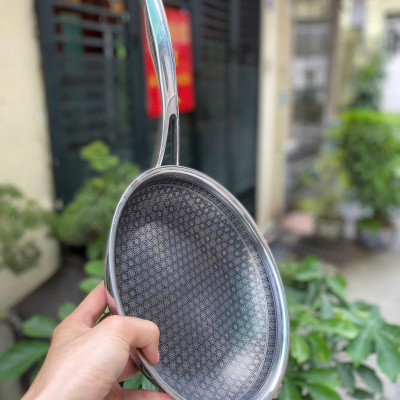 Chảo chống dính 2 mặt Inox 3 lớp đúc liền khối Blackcube Noon Song bếp từ 20/22/24/26cm