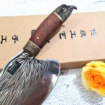 DAO BẾP - DAO THÁI CẮT HOA VĂN KHÂU ĐỒNG MÃ  A1 DT159 NT topcomshop vn