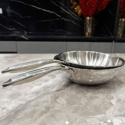 Chảo Inox Sâu Lòng Seka TriMax SK6050 Size 26 - 28cm - Hàng Chính Hãng