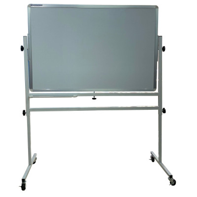 Bảng di động 2 mặt viết bút lông Poly - trắng kẻ ô ly BVC-1,0x1,2m