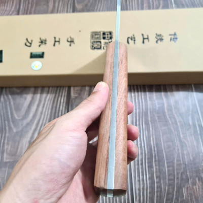 DAO - DAO BẾP NHẬT BẢN AZUCHI THÉP DAMASCUS MÃ A7 DT121 nt topcomshop vn