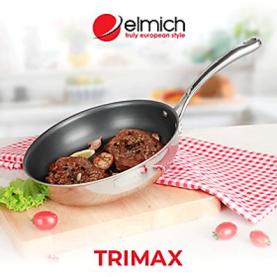 CHẢO INOX CAO CẤP 2 LỚP ĐÁY LIỀN TRI-MAX 20CM