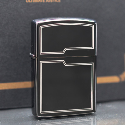 Vỏ Hột Quẹt Bật Lửa Xăng Đá Zorro Z8734 Họa Tiết Kẻ Viền sang trọng - Dùng Xăng Bấc Đá