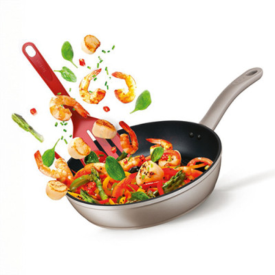 Chảo chiên chống dính đáy từ Tefal Sensations 24cm H9100414/26cm H9100514/28cm H9100614 - Hàng chính hãng