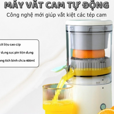 [KOSUYTU] Máy Ép Hoa Quả Tự Động Không Dây - Máy Vắt Ép Chậm Trái Cây Tự Động Nhỏ Gọn Sạc USB
