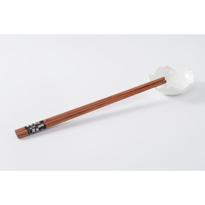 Bộ 10 đôi đũa khảm trai đỏ PHUSANG được làm từ gỗ tự nhiên không chất bảo quản dùng trong nhà khách sạn và bàn ăn