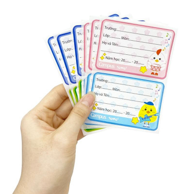 Nhãn Vở Tomo NT-TOM12 (12 Nhãn Vở)