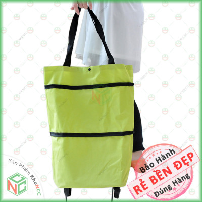 (Tiện Lợi) Xe Kéo Đi Chợ Dạng Túi Chính Hãng KhoNCC - Tiết Kiệm Công Sức - Gọn Gàng - Sự Lựa Chọn Tiện Ích Cho Người Thích Sự Thuận Tiện - KLM-XKDCST