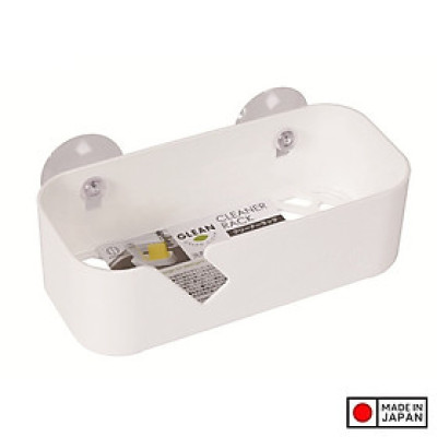 Giá để xà bông, mút rửa chén dạng lưới nội địa Nhật Bản, khay kết hợp với hai núm hít chân không nên rất chặt khi treo trên tường - nội địa Nhật Bản 