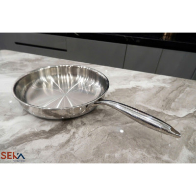 Chảo Inox Nông Lòng Seka TriMax SK6040 Size 28 - Hàng Chính Hãng